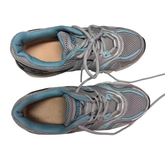 Apex Women's Boss Runner Active Shoe - X-Last - Silver/Sea Blue size 9 X-wide - Picture 11 of 11